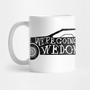 DeLorean We Don't Need Roads Mug